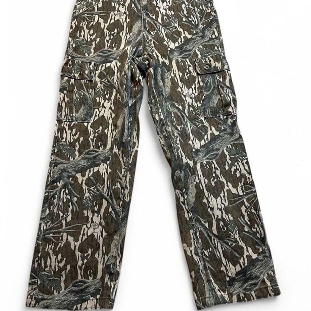 Mossy Oak Men's Camo Cargo Pants - Brown, Green, Gray